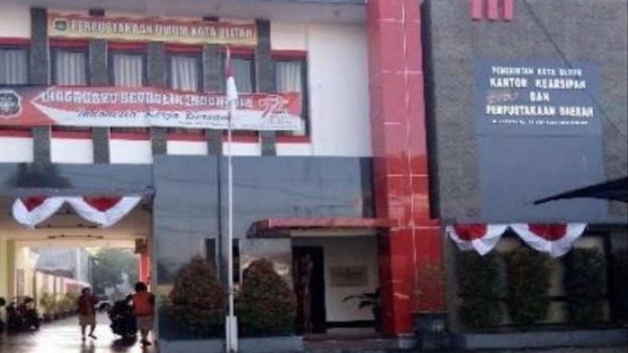 Perpustakaan Kota Blitar. SP/ DECOM