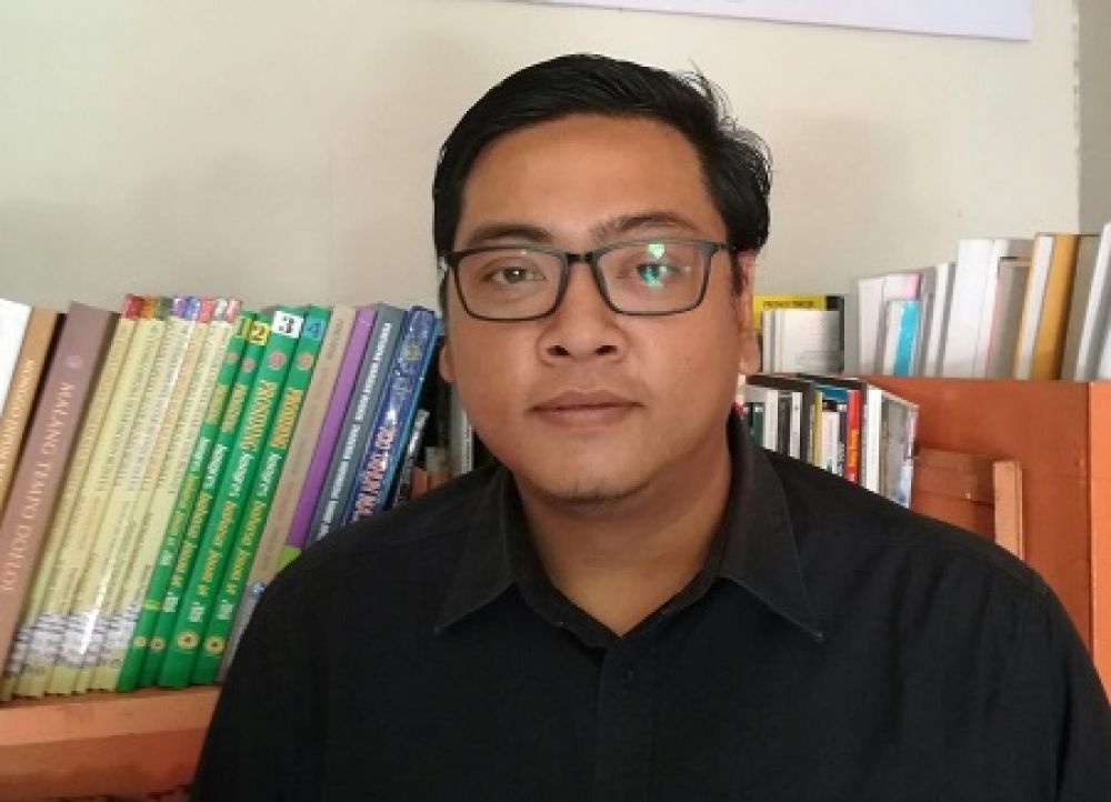 Rangga Bisma, Komisioner KPU Kota Blitar Divisi Sosialisasi Pendidikan Pemilih Partisipasi Masyarakat dan SDM. SP/ JT