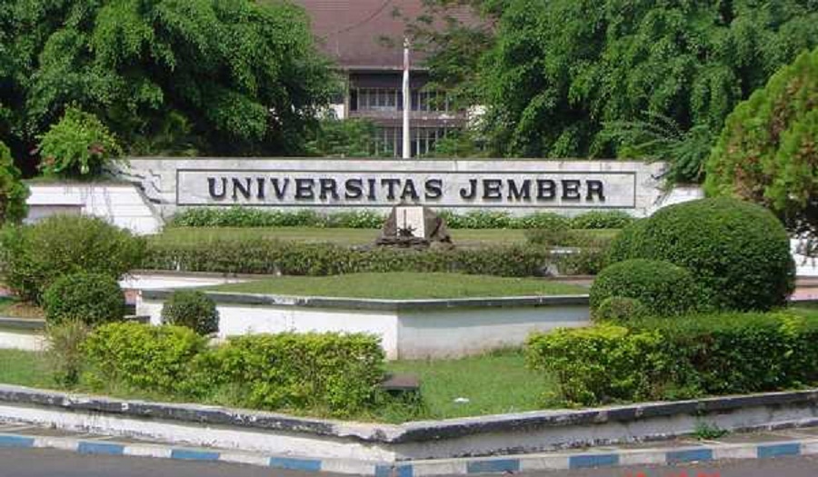 Kampus Universitas Jember yang ditutup sementara akibat paparan Covid-19. SP/ TRB