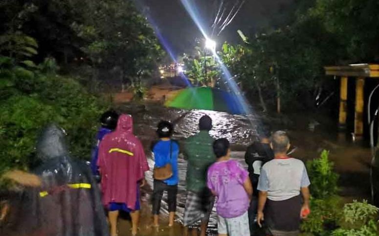 Salah satu kecamatan Kabupaten Jombang yang terendam banjir. SP/ JN