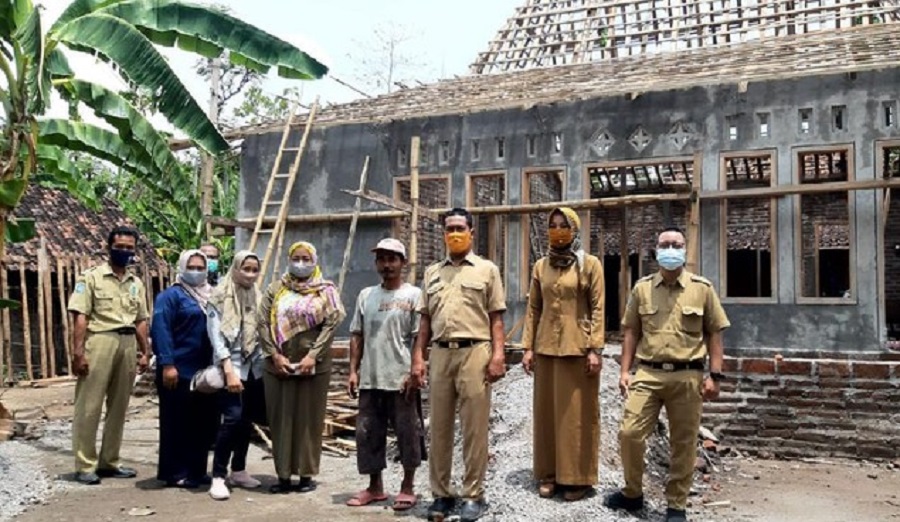 Salah satu rumah tak layak huni yang akan dibedah. SP/ DECOM
