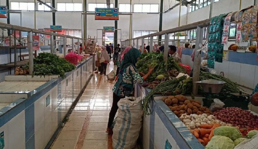 Salah satu pasar di Ponorogo yang direvitalisasi. SP/ DECOM