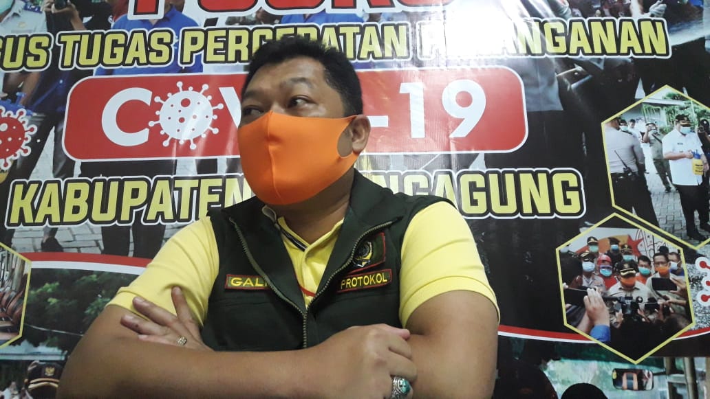 Wakil Juru Bicara Gugus Tugas Percepatan Penanganan (GTPP) Covid-19 Tulungagung, Galih Nusantoro. SP/ JT