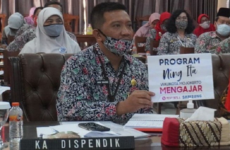 Kepala Dinas P dan K Kota Mojokerto, Amin Wachid. SP/ BJ