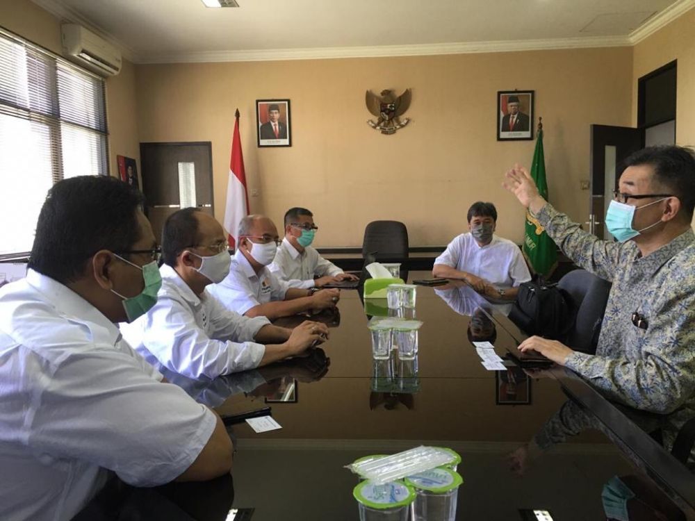 Pertemuan Kadin dan Konsul Jenderal Jepang di Surabaya. 