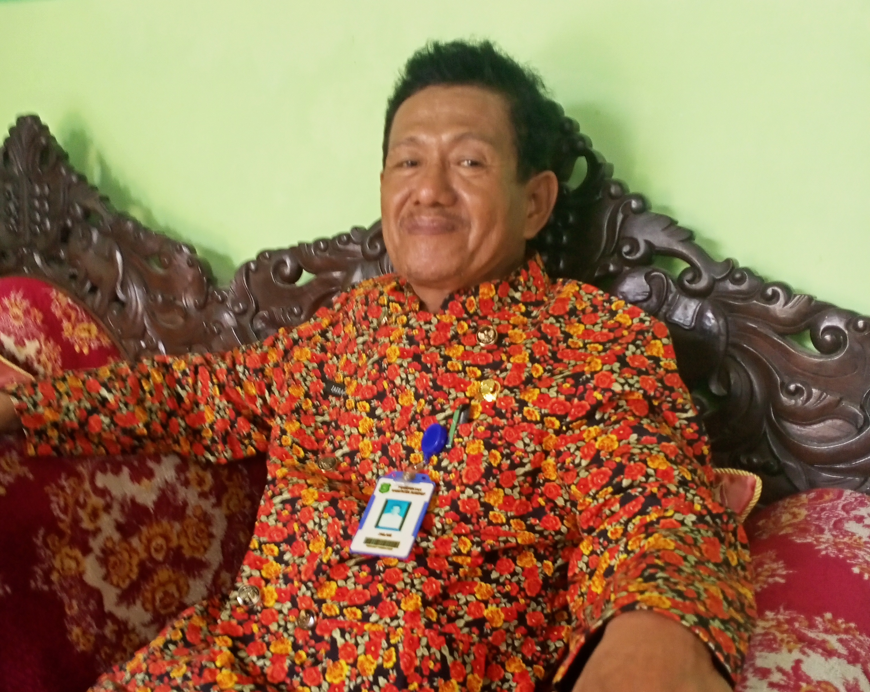 H. ailani sebagai PLT Camat Sapeken yang baru.SP/ Ainur Rahman