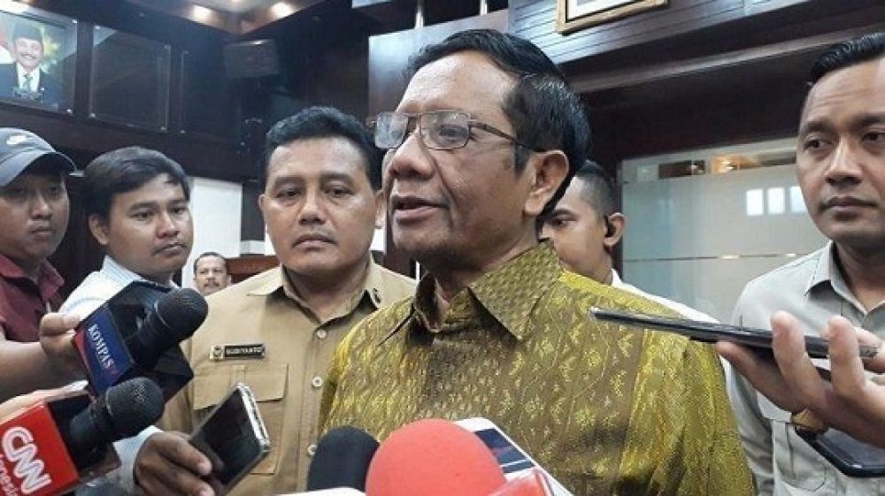 Menteri Koordinator Bidang Politik, Hukum, dan Keamanan Mahfud MD. 