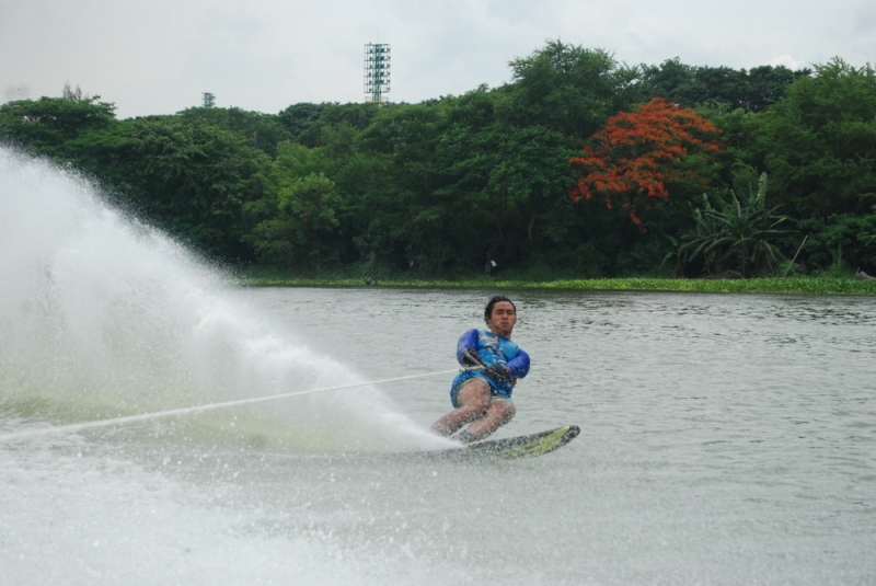 Foto ilustrasi atlet ski air Jatim.