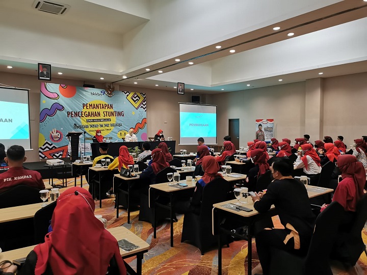 BKKBN Jatim menggelar acara pemantapan pencegahan stunting. SP/Min