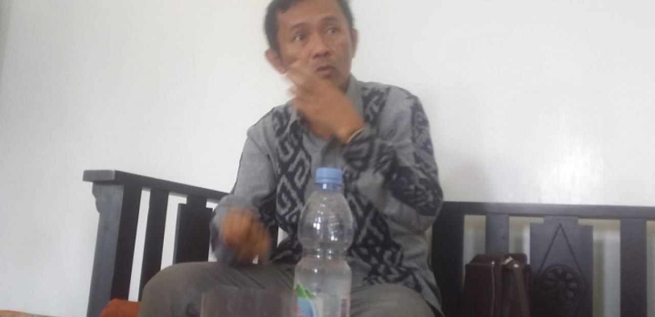 H. Muhammad Siddik, SH, terlapor dugaan tipu gelap oleh pengacara H. Sugianto sebagai terlapor TKD di Kab. Sumenep. SP/Ainur Rahman