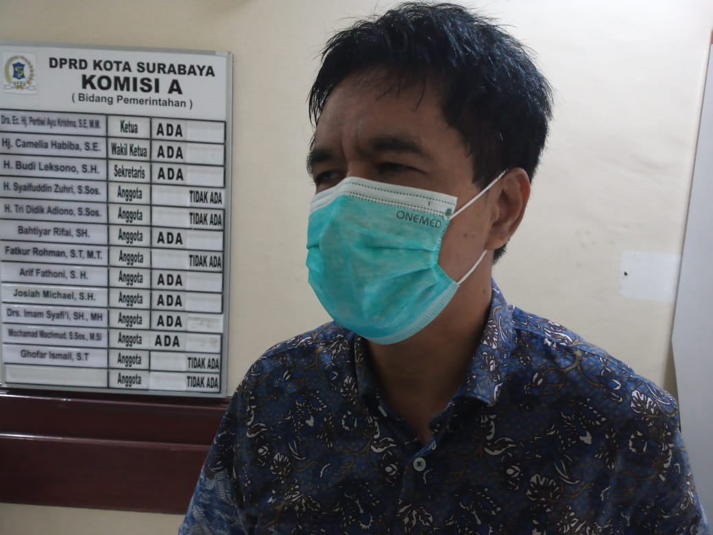  Anggota Komisi A DPRD Surabaya Imam Syafi'i. SP/ALQ