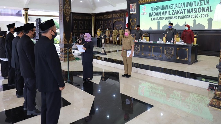 Pelantikan Ketua dan Wakil Ketua Baznas Kabupaten Jombang. 