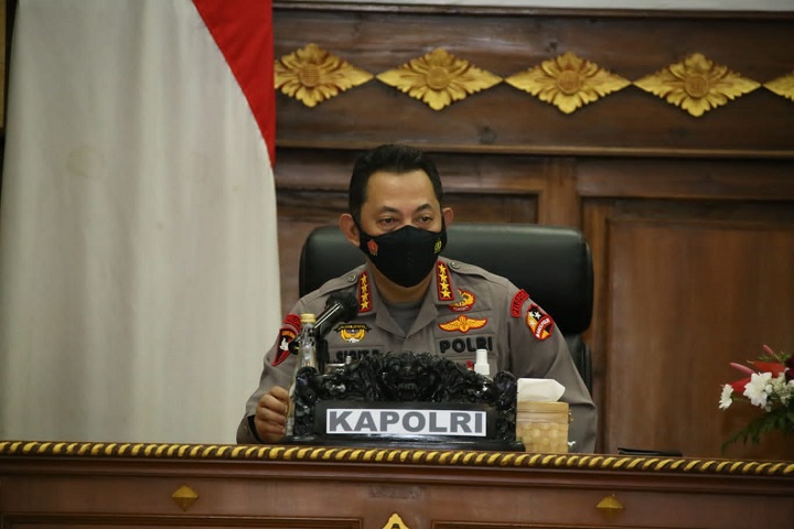 Kapolri Jenderal Listyo Sigit Prabowo. SP/Her