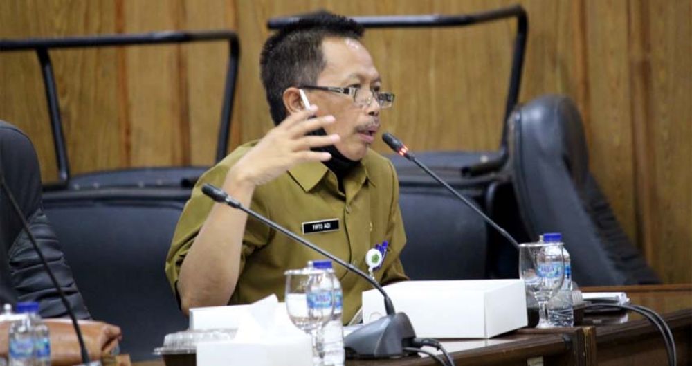 Kepala Dinas Sosial (Dinsos) Sidoarjo,Tirto Adi. SP/ JP
