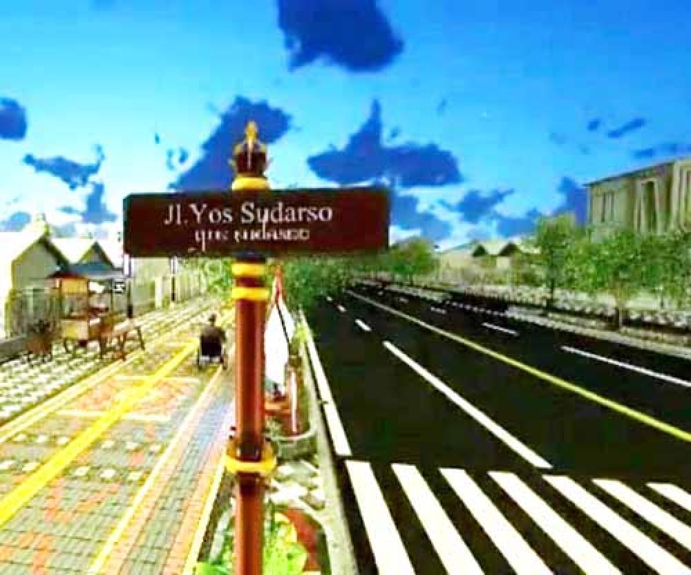 Desain grafis jl Yos Sudarso Ngawi digadang bakal menjadi detinasi wisata kota seperti jl Malioboro di Yogjakarta.