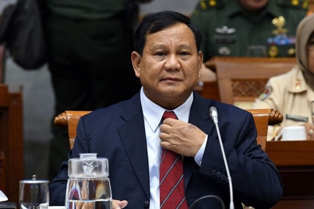 Menteri Pertahanan (Menhan) Prabowo Subianto