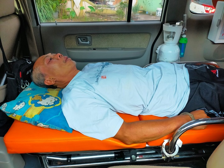 Subowo saat diamankan. SP/Lestariono