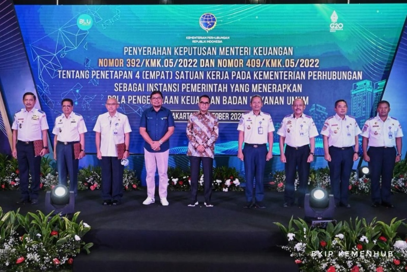 Penetapan 4 Satuan Kerja BLU baru Kemenhub.