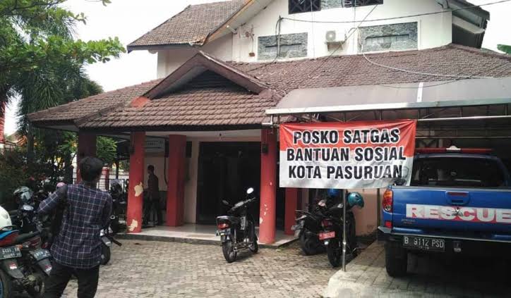 Kantor dinas sosial kota Pasuruan.