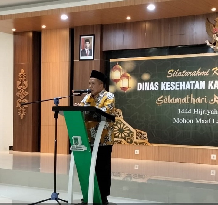 Wakil Bupati Mujib Imron saat silaturahmi bersama dinas kesehatan kabupaten Pasuruan