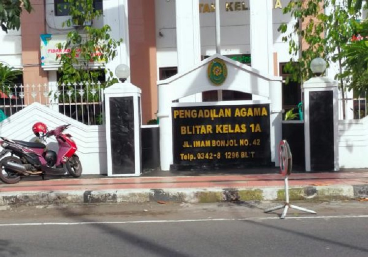 Suasana Pengadilan Agama (PA) Kelas 1A Blitar. SP/ BLT