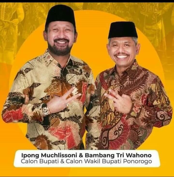 Bambang Tri Wahono saat maju menjadi wakil Ipong dalam Pilkada serentak 2020 lalu. SP/IST