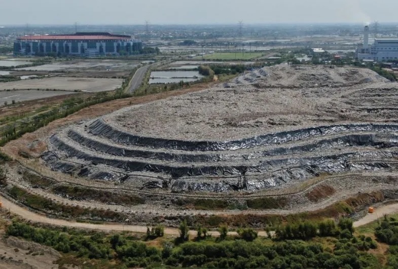 TPA Sampah Benowo Kota Surabaya. Foto: Diskominfo Surabaya.