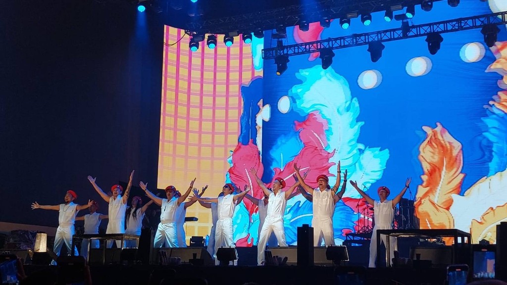 Penampilan The Prediksi di Soundrenaline 2022 di Ancol Jakarta, 26/11/2022. 