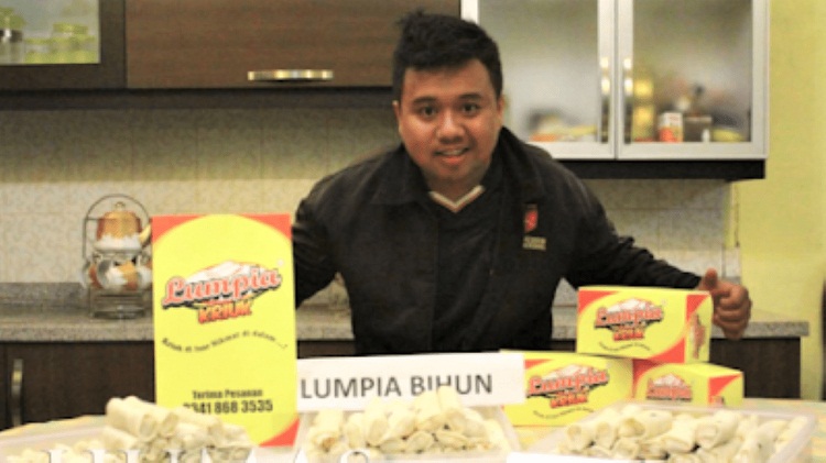 Muhammad Ferryal pengusaha Lumpia Kriuk. SP/ MLG