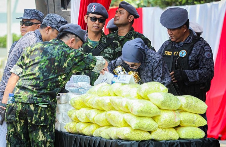 BNN RI Musnahkan Rasutan Kilogram Narkotika