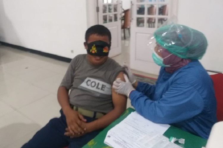 Seseorang yang takut disuntik. SP/ SBY