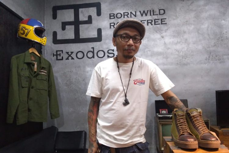 Pemilik Wayout, Exodos57 dan GR Company, Gally Rangga. SP/ BDG