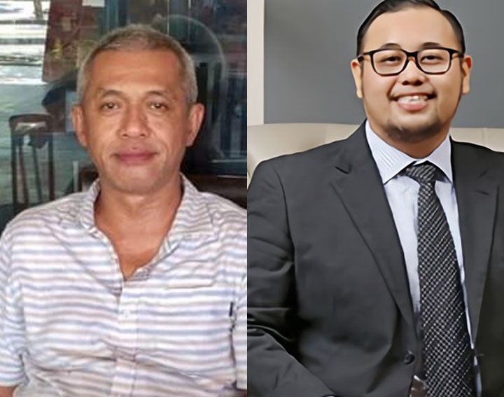 Gendam Wahyudi Wakil Ketua I DPC Kadin Malang Raya (kiri) Leo Saniputra Siregar Advokat (kanan)