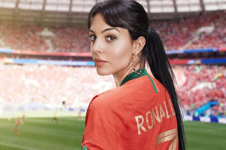 Georgina Rodriguez, kekasih Cristiano Ronaldo. SP/ AP Photo