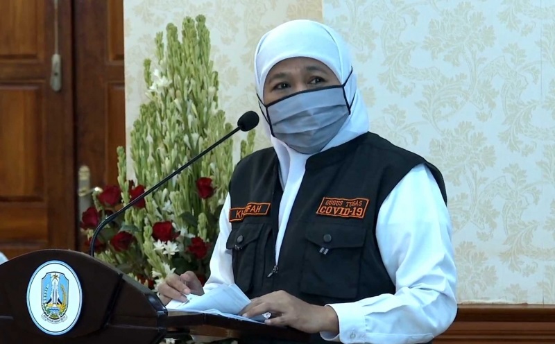 Gubernur Jawa Timur Khofifah Indar Parawansa. SP/KOMIFO JATIM