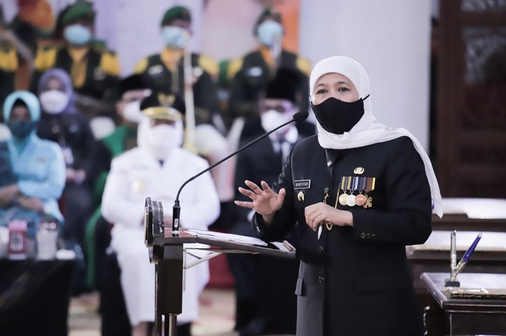 Gubernur Jawa Timur Khofifah Indar Parawansa