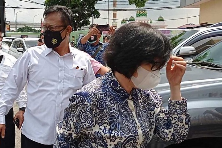 Bukti Bilyet Giro Bank Mandiri dengan nama anak mendiang Akidi Tio, Haryanty nama lainnya yang dikeluarkan untuk Polda Sumsel. SP/Nefri/Polda Sumsel