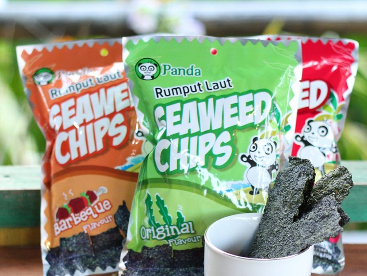 Salah satu varian produk ‘Panda Rumput Laut’. SP/ YGY