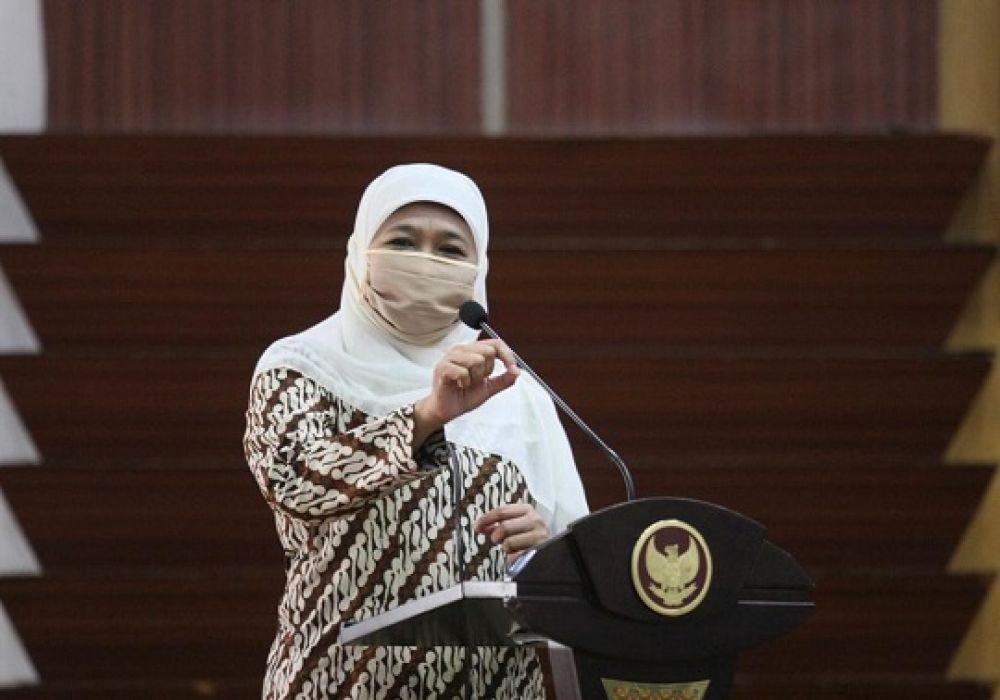 Gubernur Jatim Khofifah Indar Parawansa. SP/ADT