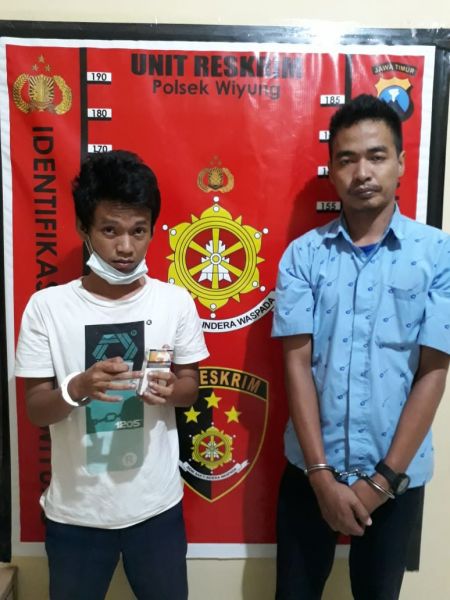 Dua sopir taksi diamankan Polsek Wiyung karena nyabu Senin (3/8/2020)