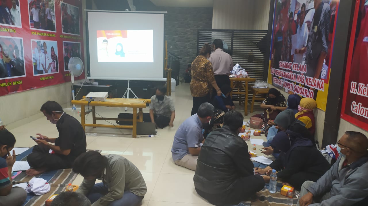 Sahabat Kelana saat konsolidasi untuk pemenangan