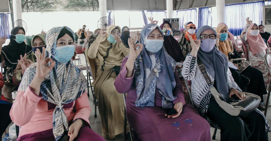 Muslimat Buduran nyatakan mendukung Kelana-Dwi Astutik