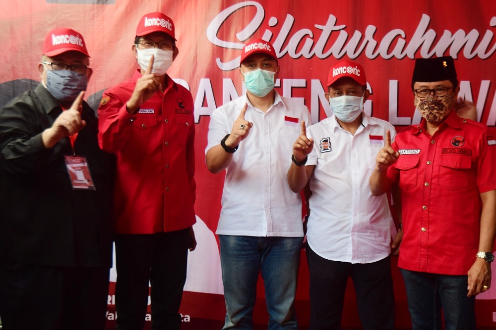 PDIP Surabaya akan Gelar Nobar Debat digelar di kantor DPC di Jalan Setail Surabaya, Rabu (4/11/2020) .SP/Byta Indrawati.