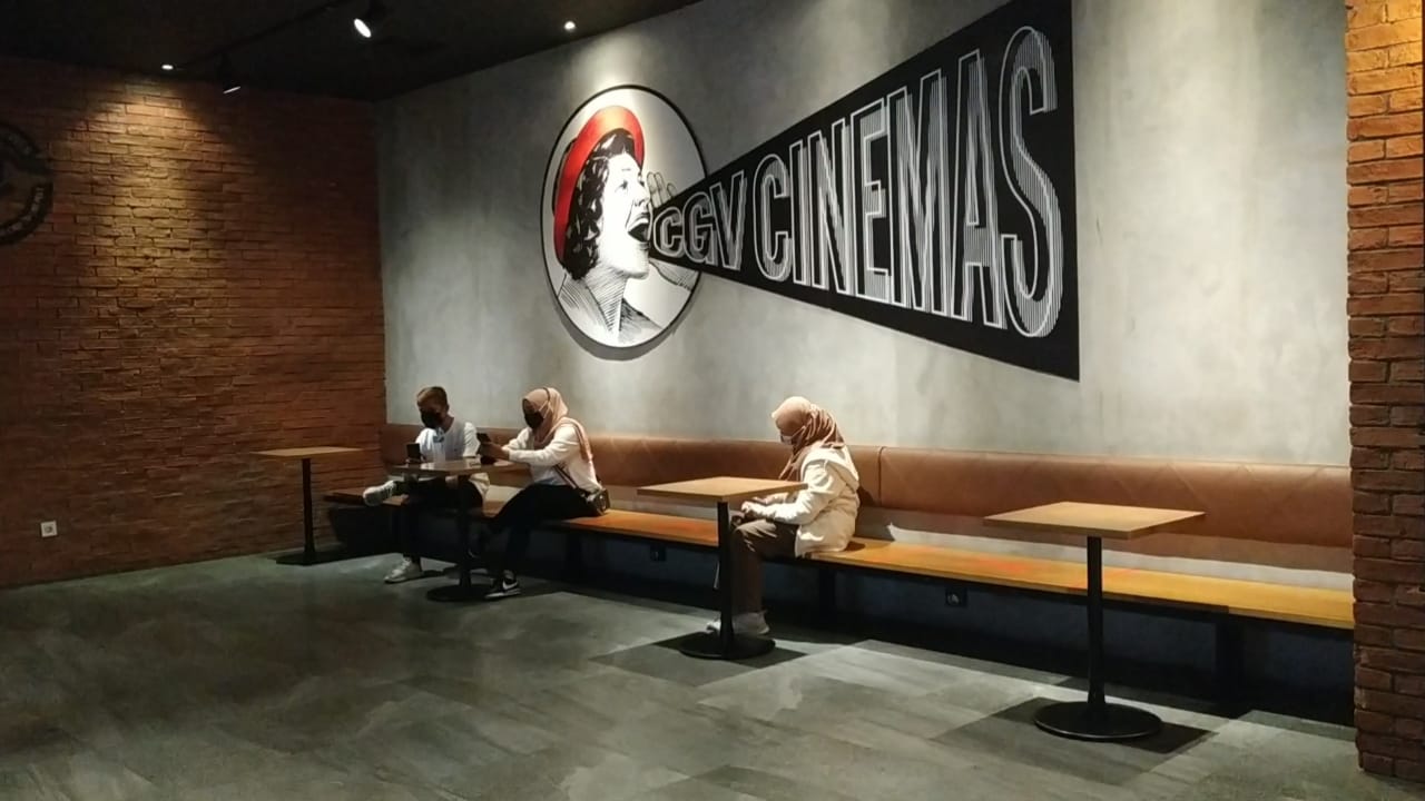 CGV Sunrise Mall Kota Mojokerto resmi buka kembali ditengah pandemi covid 19. SP/ Dwy 