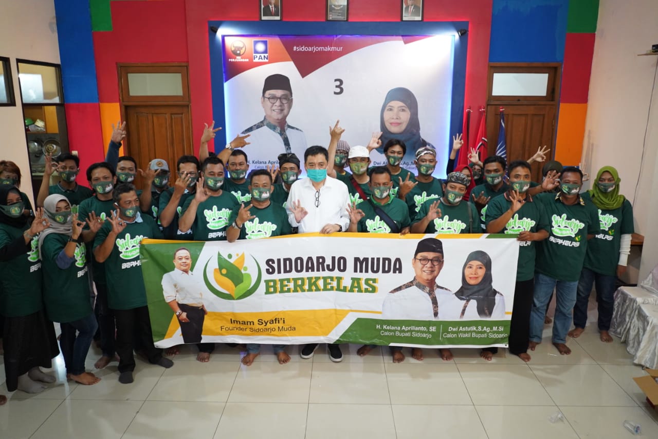Cabup Sidoarjo Kelana bersama komunitas  sidoarjo muda berkelas