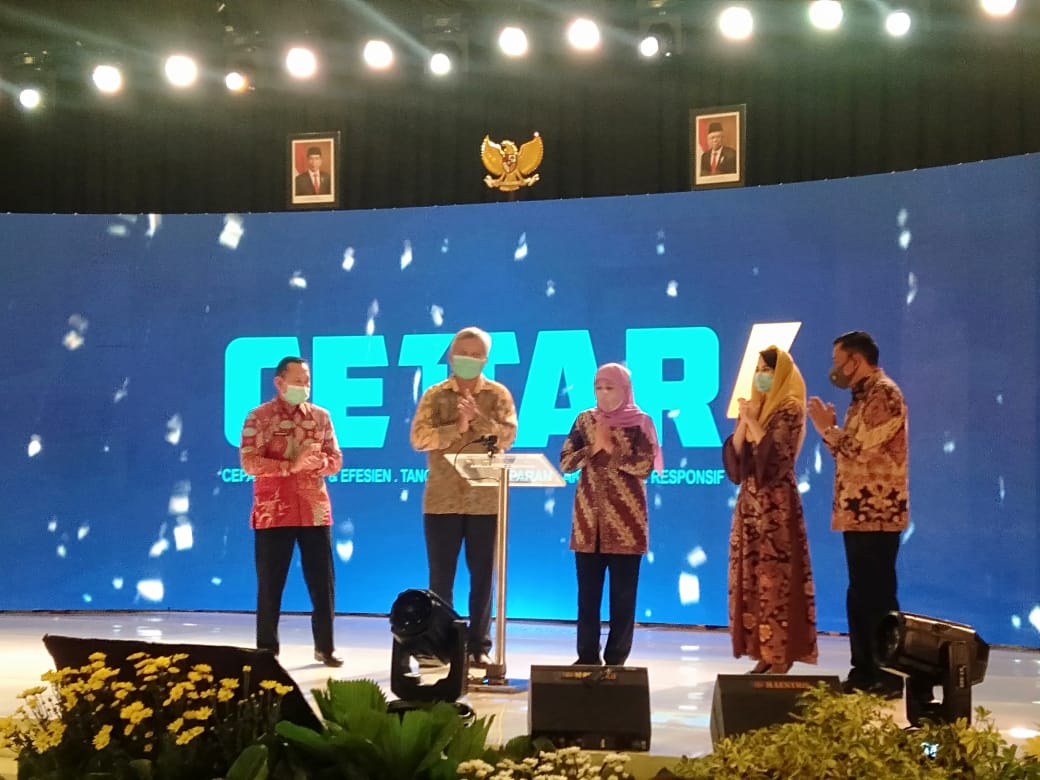 Penyelenggarakan East Java Investival,Kamis (26/11) di Grand Ballroom Hotel Sheraton Surabaya .SP/BYTA INDRAWATI.