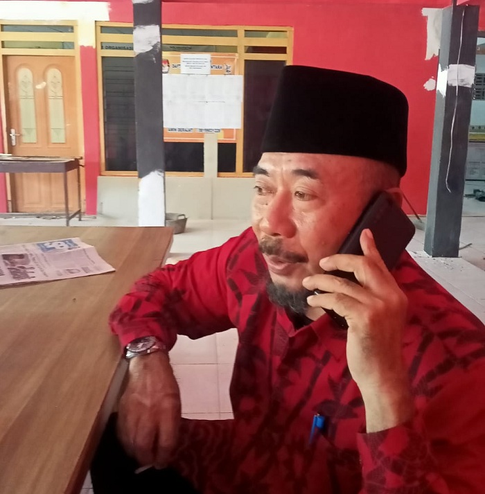 Foto : H. Miskun Legiyono Kepala Desa Pangarangan Kecamatan Kota Kab. Sumenep (SP /Ainur Rahman)