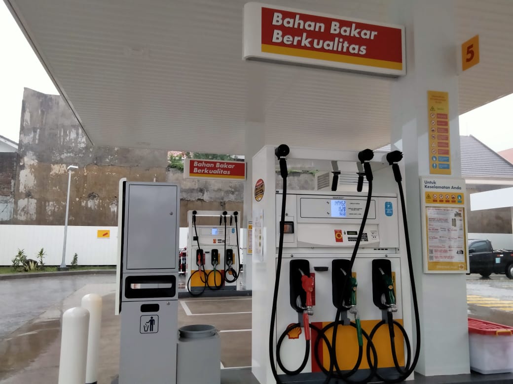 SPBU Shell di Jalan Margorejo yang Sempat Ditolak Warga. SP/FM