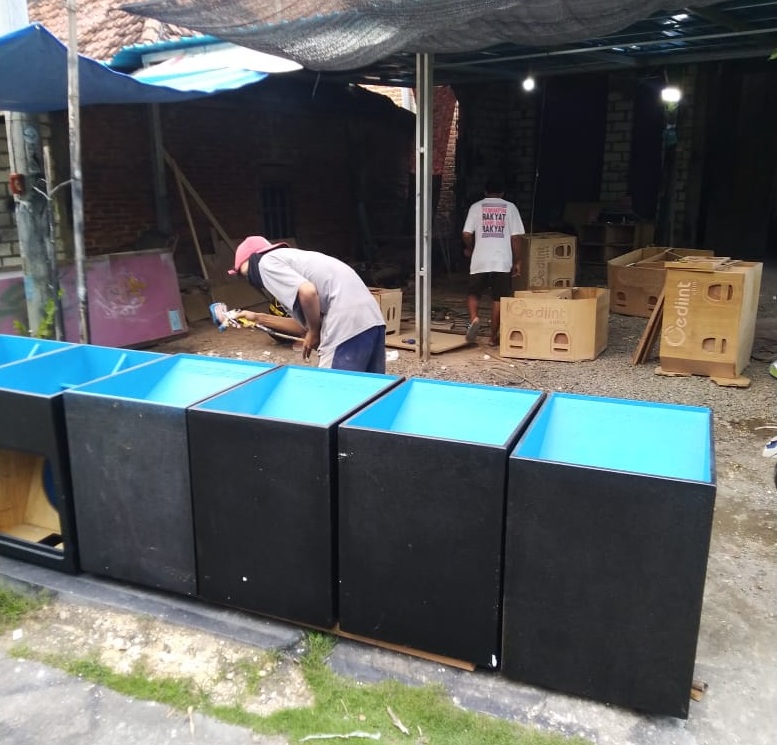 Sound System' hasil karya warga Lamongan ini sudah mulai digandrungi warga. SP/MUHAJIRIN KASRUN