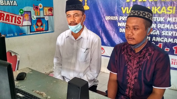 Para saksi saat menyampaikan kesaksiannya di hadapan Majelis hakim PN Tipikor dalam sidang secara virtual. SP/MUHAJIRIN